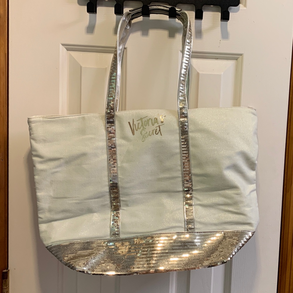 Victoria's Secret Shimmering Zip Tote